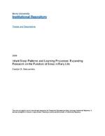 Infant sleep patterns and learning processes : expanding research on the function of sleep in early life
